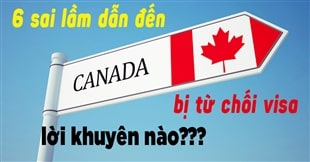 Rớt visa du học Canada